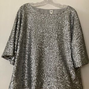 Silver Glitter blouse